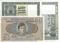 LOTTI - Cartamoneta-Estera YGOSLAVIA - 20 dinari e 10 dinari (2 diversi) Lotto di 3 biglietti
FDS