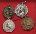 LOTTI - Medaglie MILITARI - Lotto di 4 medaglie (2 in AG, gr. 27)
med. SPL