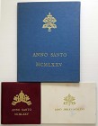 LOTTI - Medaglie PAPALI - Anno Santo 1975, insieme di 8 medaglie in 3 confezioni
FS