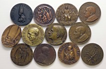 LOTTI - Medaglie PAPALI - Lotto di 12 medaglie di Paolo VI in AE
SPL÷FDC