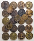 LOTTI - Medaglie PAPALI - Lotto di 24 medaglio di Paolo VI in AE
SPL÷FDC