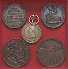 LOTTI - Medaglie PAPALI - Lotto di 5 medaglie di Pio IX
BB÷SPL