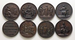 LOTTI - Medaglie PAPALI - Lotto di 8 medaglie di Leone XIII in AE
SPL÷FDC