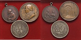 LOTTI - Medaglie RELIGIOSE - Lotto di 3 medaglie in Ae
MB÷BB