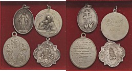 LOTTI - Medaglie RELIGIOSE - Lotto di 4 medaglie in MB
BB÷SPL