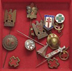 LOTTI - Medaglie VARIE - Lotto di 15 oggetti della croce rossa
BB÷SPL