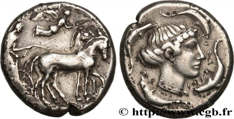 SICILY - SYRACUSE
Type : Tétradrachme 
Date : c. 450-440 AC. 
Mint name / Town :...