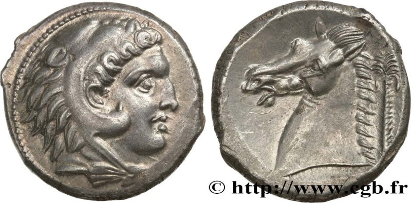 SICILY - SICULO-PUNIC - LILYBAION
Type : Tétradrachme 
Date : c. 325 AC. 
Mint n...