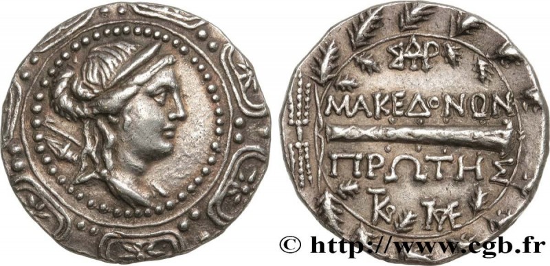 MACEDONIA - AMPHIPOLIS
Type : Tétradrachme stéphanophore 
Date : c. 167/158 - 14...