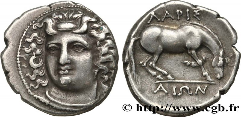 THESSALY - LARISSA
Type : Drachme 
Date : c. 3506-320 AC 
Mint name / Town : Lar...
