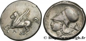 AKARNANIA - LEUKAS
Type : Statère 
Date : c. 320-280 AC. 
Mint name / Town : Leucas, Acarnanie 
Metal : silver 
Diameter : 22,5  mm
Orientation dies :...