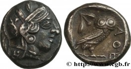 ATTICA - ATHENS
Type : Drachme 
Date : c. 454-404 AC. 
Mint name / Town : Athènes, Attique 
Metal : silver 
Diameter : 15  mm
Orientation dies : 3  h....