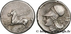 CORINTHIA - CORINTH
Type : Statère 
Date : c. 330 AC. 
Mint name / Town : Corinthe, Corinthie 
Metal : silver 
Diameter : 21  mm
Orientation dies : 3 ...