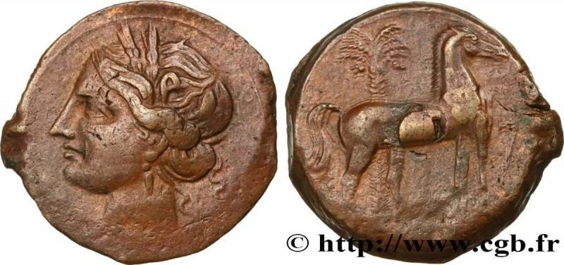 ZEUGITANA - CARTHAGE
Type : Triple shekel 
Date : c. 220-215 AC. 
Mint name / To...