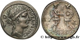 SERVILIA
Type : Denier 
Date : 57 AC. 
Mint name / Town : Rome 
Metal : silver 
Millesimal fineness : 950  ‰
Diameter : 18,5  mm
Orientation dies : 8 ...