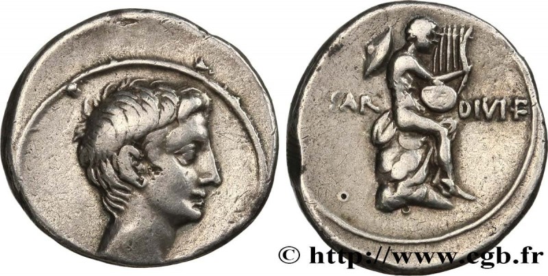 OCTAVIAN
Type : Denier 
Date : 32-31 AC. ou 29 AC. 
Mint name / Town : Rome ou I...