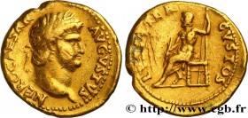 NERO
Type : Aureus 
Date : 64-65 
Mint name / Town : Rome 
Metal : gold 
Millesimal fineness : 1000  ‰
Diameter : 19  mm
Orientation dies : 5  h.
Weig...