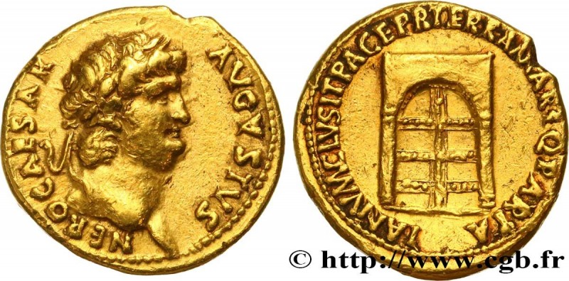 NERO
Type : Aureus 
Date : c. 64-65 
Mint name / Town : Rome 
Metal : gold 
Diam...