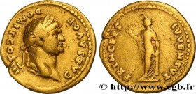 DOMITIANUS
Type : Aureus 
Date : 74 
Mint name / Town : Rome 
Metal : gold 
Millesimal fineness : 1000  ‰
Diameter : 20  mm
Orientation dies : 6  h.
W...