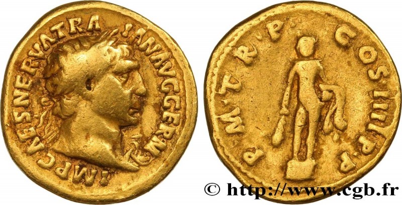 TRAJANUS
Type : Aureus 
Date : 102 
Mint name / Town : Rome 
Metal : gold 
Diame...