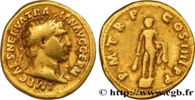 TRAJANUS
Type : Aureus 
Date : 102 
Mint name / Town : Rome 
Metal : gold 
Diameter : 20  mm
Orientation dies : 6  h.
Weight : 6,93  g.
Rarity : R1 
O...