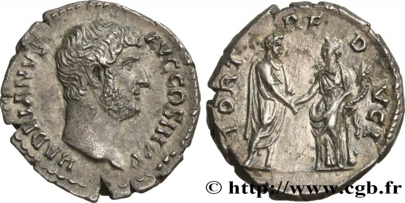 HADRIAN
Type : Denier 
Date : 134 
Mint name / Town : Rome 
Metal : silver 
Mill...