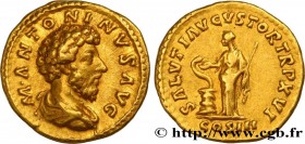 MARCUS AURELIUS
Type : Aureus 
Date : janvier - décembre 
Mint name / Town : Rome 
Metal : gold 
Millesimal fineness : 1000  ‰
Diameter : 19  mm
Orien...