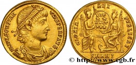 CONSTANTIUS II
Type : Solidus 
Date : 347-350/351 
Mint name / Town : Antioche 
Metal : gold 
Millesimal fineness : 1000  ‰
Diameter : 21,5  mm
Orient...