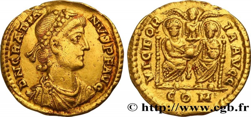 GRATIAN
Type : Solidus 
Date : c. 380-382 
Mint name / Town : Italie du Nord 
Me...