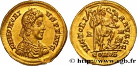 HONORIUS
Type : Solidus 
Date : 402-408 
Mint name / Town : Rome 
Metal : gold 
Millesimal fineness : 1000  ‰
Diameter : 21,5  mm
Orientation dies : 1...