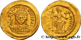 JUSTIN II
Type : Solidus 
Date : 567-578 
Mint name / Town : Constantinople 
Metal : gold 
Millesimal fineness : 1000  ‰
Diameter : 21  mm
Orientation...