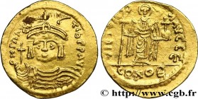 MAURICE TIBERIUS
Type : Solidus 
Date : 583-601 
Mint name / Town : Constantinople 
Metal : gold 
Millesimal fineness : 1000  ‰
Diameter : 21,5  mm
Or...