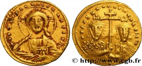 CONSTANTINE VII PORPHYROGENITUS
Type : Solidus 
Date : 945-959 
Mint name / Town : Constantinople 
Metal : gold 
Diameter : 19,5  mm
Orientation dies ...