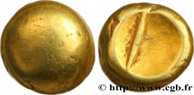 SENONES (Area of Sens)
Type : Quart de statère globulaire au segment 
Date : c. 100-80 AC. 
Metal : gold 
Diameter : 8  mm
Weight : 1,88  g.
Rarity : ...