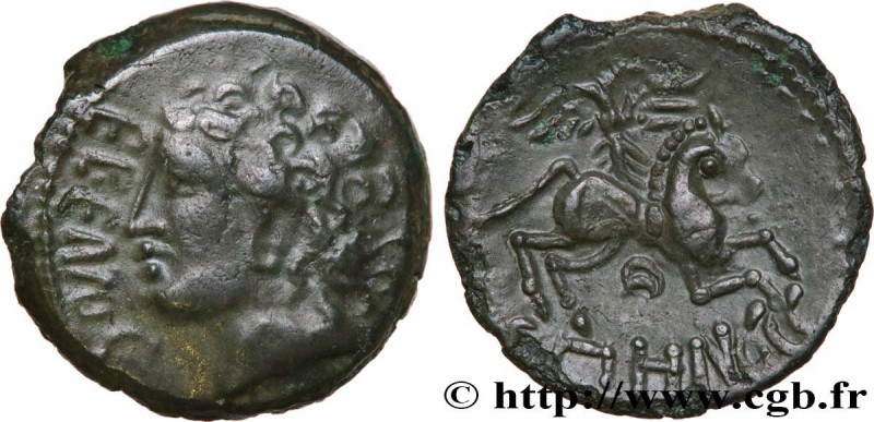 GALLIA BELGICA - MELDI (Area of Meaux)
Type : Bronze EPENOS 
Date : c. 60-40 AC....