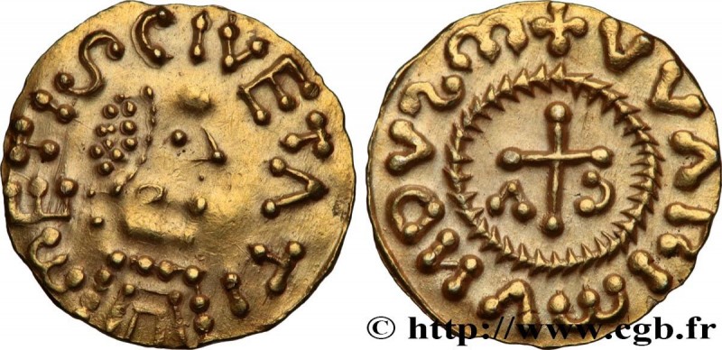 PAGUS MOSELLENSIS - METTIS - METZ (Moselle)
Type : Triens, Warimundus monétaire ...