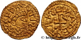 SAINT-MAIXENT (Deux-Sèvres)
Type : Triens, MEDANTIS monétaire 
Date : c. 600-670 
Mint name / Town : Saint-Maixent-l’École (79) 
Metal : gold 
Diamete...