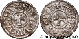 LOUIS THE PIOUS
Type : Denier 
Date : n.d. 
Mint name / Town : Toulouse 
Metal : silver 
Diameter : 21  mm
Orientation dies : 3  h.
Weight : 1,57  g.
...