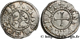 CHARLES II LE CHAUVE / THE BALD
Type : Denier 
Date : circa 864-875 
Date : n.d. 
Mint name / Town : Lisieux 
Metal : silver 
Diameter : 20,5  mm
Orie...