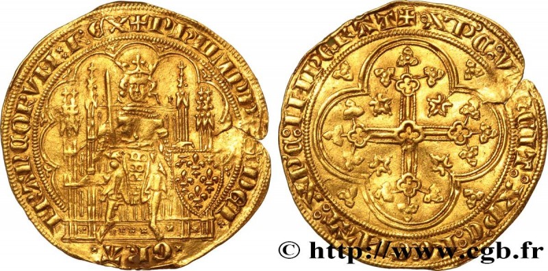 PHILIP VI OF VALOIS
Type : Écu d'or à la chaise 
Date : 01/01/1337 
Date : n.d. ...