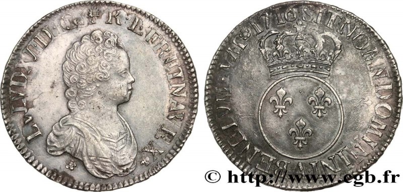 LOUIS XV THE BELOVED
Type : Écu dit "vertugadin" 
Date : 1716 
Mint name / Town ...