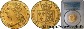 LOUIS XVI
Type : Louis d'or dit "aux écus accolés" 
Date : 1787 
Mint name / Town : Paris 
Quantity minted : 1926791 
Metal : gold 
Millesimal finenes...