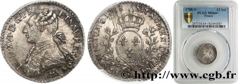 LOUIS XVI
Type : Dixième d'écu dit "aux branches d'olivier" 
Date : 1788 
Mint n...