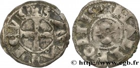 POITOU - SAVARY OF MAULEON
Type : Denier 
Date : c.1215-1225 
Date : n.d. 
Metal : silver 
Diameter : 19,5  mm
Orientation dies : 12  h.
Weight : 0,89...