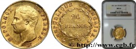 PREMIER EMPIRE / FIRST FRENCH EMPIRE
Type : 20 francs or Napoléon tête nue, Calendrier révolutionnaire 
Date : An 14 (1805) 
Mint name / Town : Paris ...