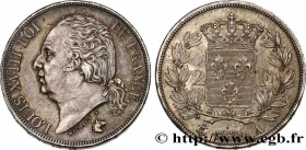 LOUIS XVIII
Type : 2 francs Louis XVIII 
Date : 1824 
Mint name / Town : Paris 
Quantity minted : 283714 
Metal : silver 
Millesimal fineness : 900  ‰...
