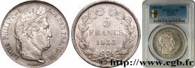LOUIS-PHILIPPE I
Type : 5 francs IIe type Domard 
Date : 1833 
Mint name / Town : Perpignan 
Quantity minted : 662301 
Metal : silver 
Millesimal fine...