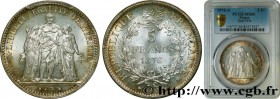 III REPUBLIC
Type : 5 francs Hercule 
Date : 1876 
Mint name / Town : Paris 
Quantity minted : 8800000 
Metal : silver 
Diameter : 37  mm
Orientation ...