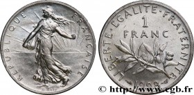III REPUBLIC
Type : Piéfort argent de 1 franc Semeuse 
Date : 1928 
Mint name / Town : Paris 
Quantity minted : --- 
Metal : silver 
Millesimal finene...