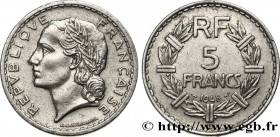 IV REPUBLIC
Type : 5 francs Lavrillier, aluminium, 9 fermé 
Date : 1948 
Mint name / Town : Beaumont-le-Roger 
Quantity minted : inclus 
Metal : alumi...